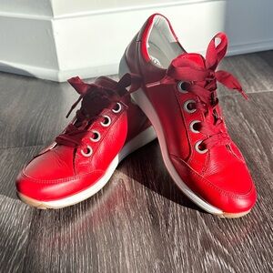 Ara OLLIE Red Women's Sneakers